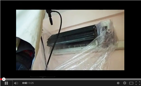 วีดีโอการทำงาน ล้างแอร์ ติดตั้งแอร์ ซ่อมแอร์