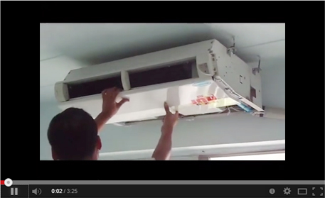 วีดีโอการทำงาน ล้างแอร์ ติดตั้งแอร์ ซ่อมแอร์