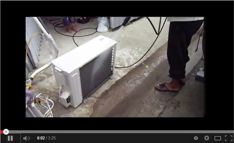 วีดีโอการทำงาน ล้างแอร์ ติดตั้งแอร์ ซ่อมแอร์